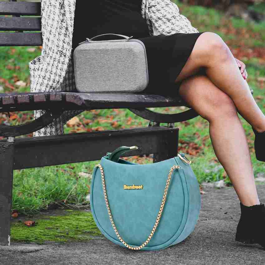 Buy Brandroot Women Green Sling Bag Green Online Best Price in