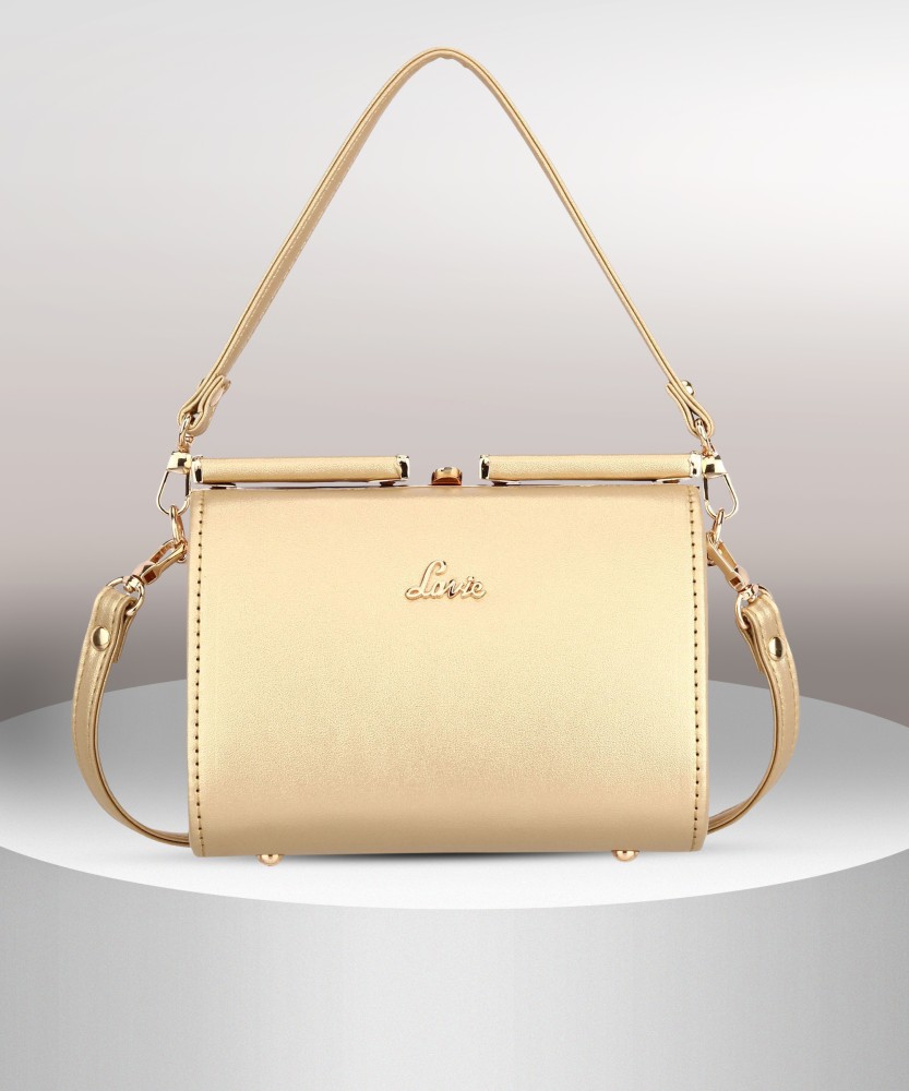 Buy LAVIE Women Gold Handbag Gold Online Best Price in India