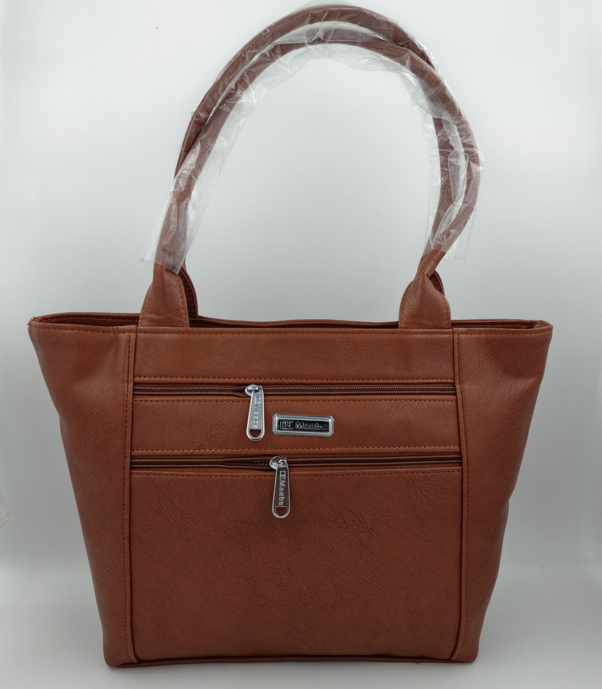 Buy DE Maabs Women Tan Hand held Bag Tan Online Best Price in