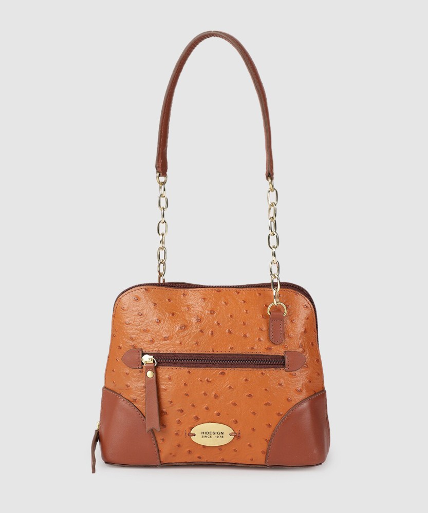Buy HIDESIGN Women Brown Shoulder Bag Tan Online @ Best Price in India, Flipkart.com