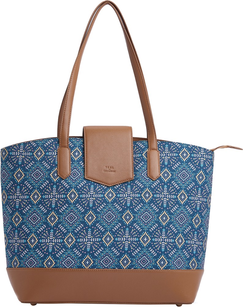 Chumbak Spring In my Step Women's Tote Bag - Sky Blue