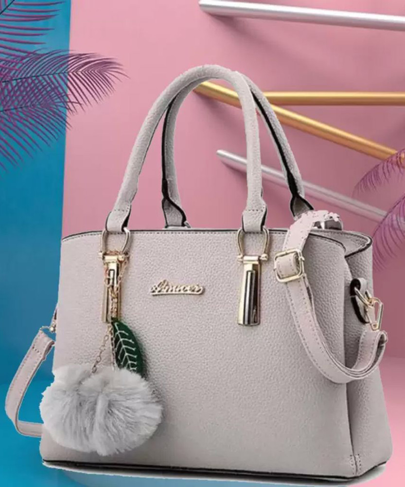 Buy Handtas Collection Women Grey Shoulder Bag GREY Online Best Price in India Flipkart