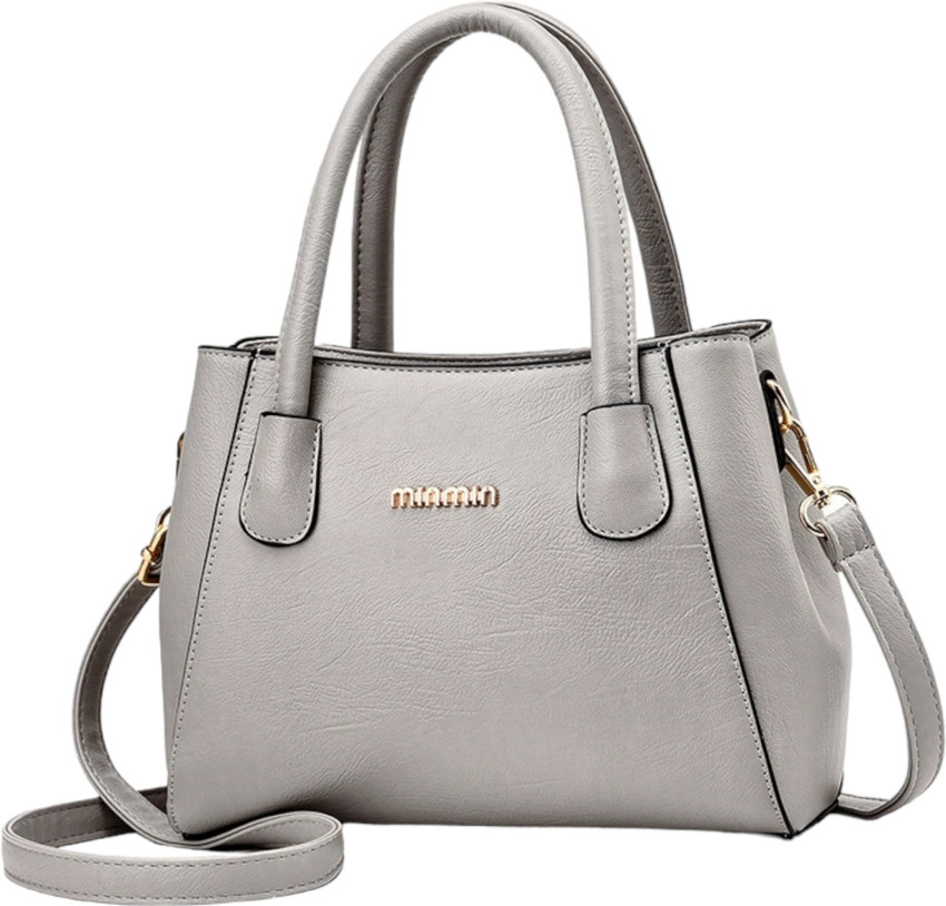 Grey handbags best sale