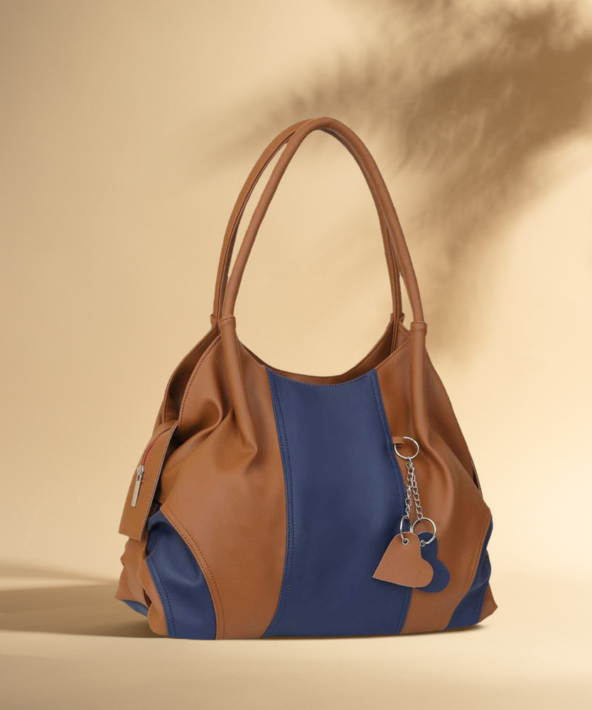 Buy FL first look Women Tan Blue Shoulder Bag TAN BLUE Online Best Price in India Flipkart