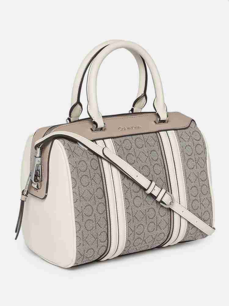 Calvin klein hot sale grey handbag