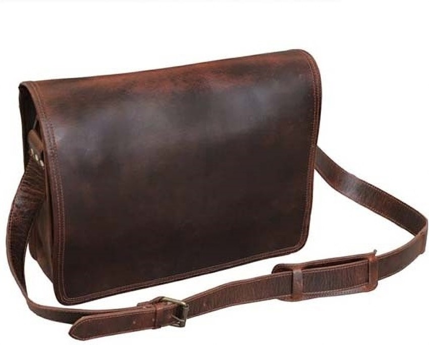 Buy OLIVER WALK Leather Side Messenger Bag for Men Online - Get 29% Off