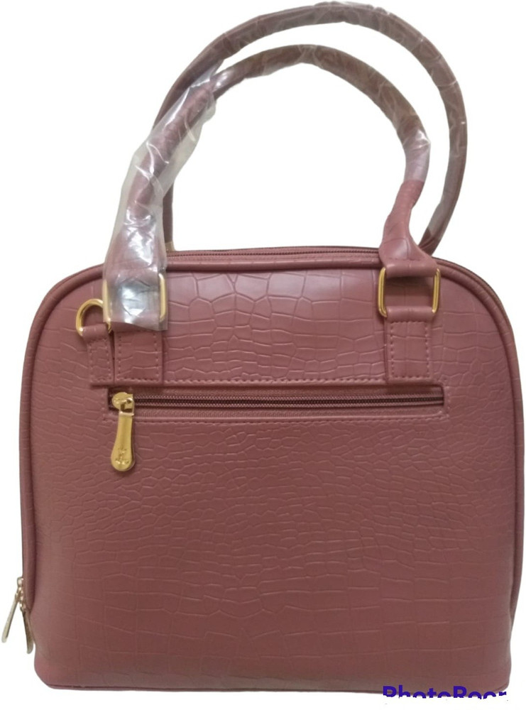 Buy Kish Women Brown Handbag Old Rose pink Colour Online Best Price in India Flipkart