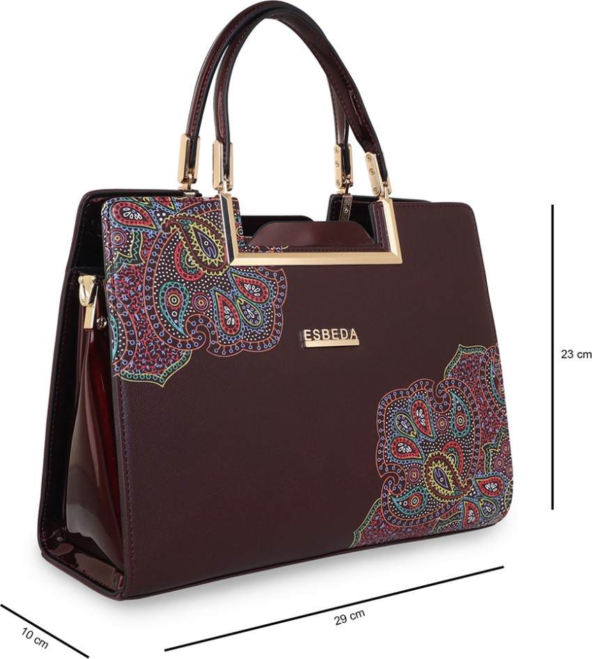 Buy ESBEDA Women Brown Hand held Bag Brown Online Best Price in