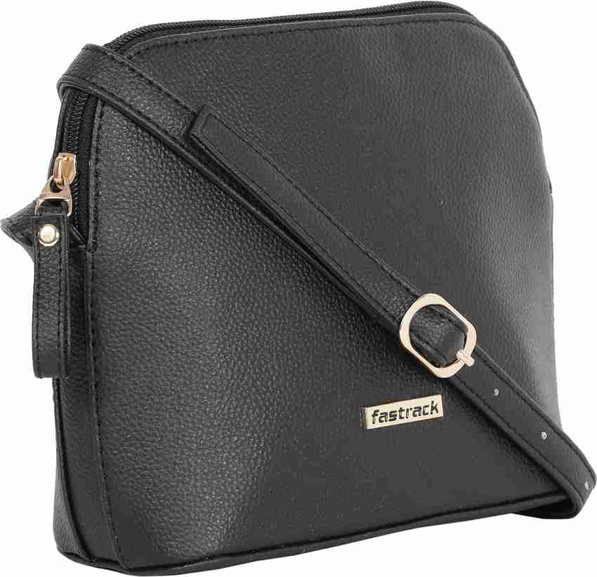 Buy Fastrack Women Black Sling Bag Black Online Best Price in