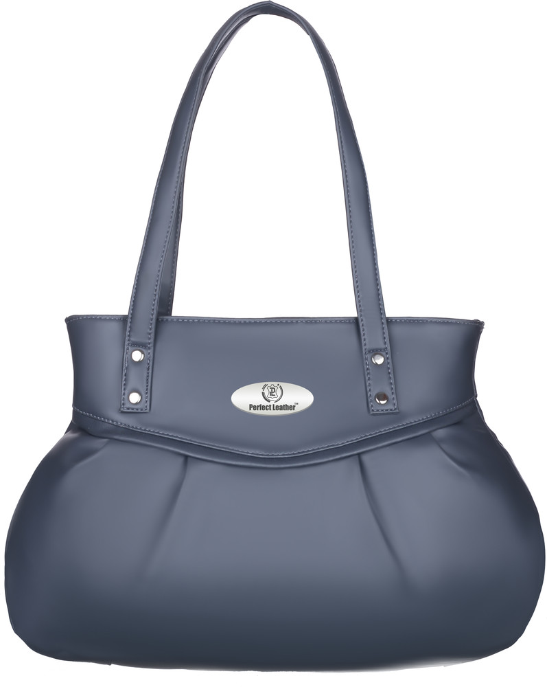 Buy perfect leather Women Grey Shoulder Bag Grey Online Best Price in India Flipkart