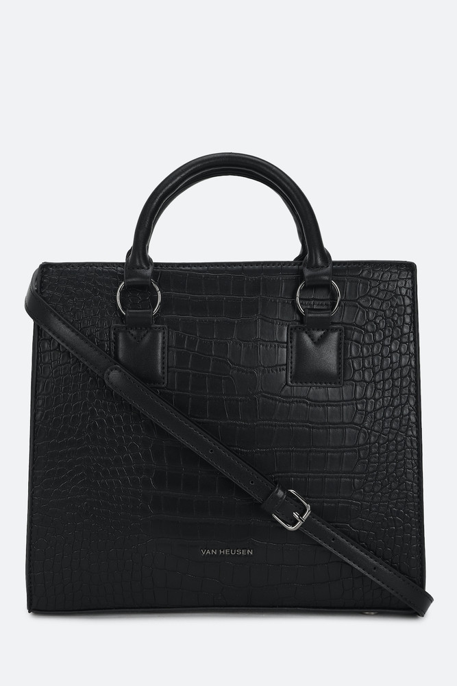 Buy VAN HEUSEN Women Black Handbag Black Online Best Price in India Flipkart