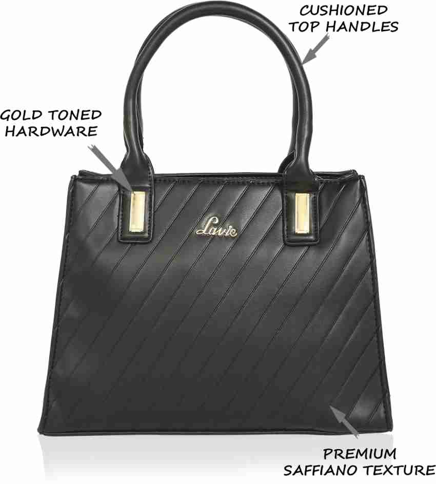 Buy LAVIE Women Black Hand held Bag BLACK Online Best Price in