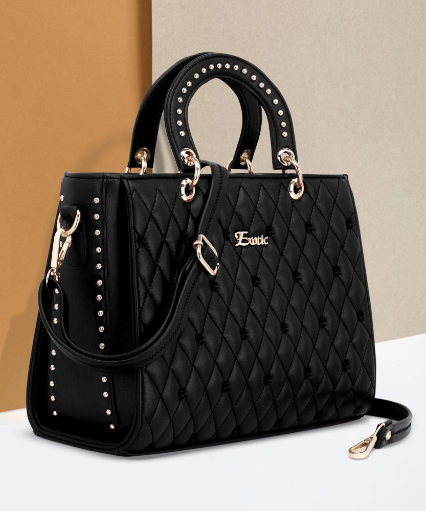 Black handbags flipkart online