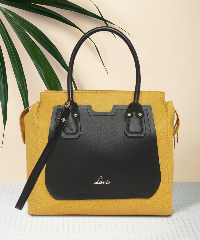 Buy LAVIE Women Yellow Handbag OCHRE Online Best Price in India