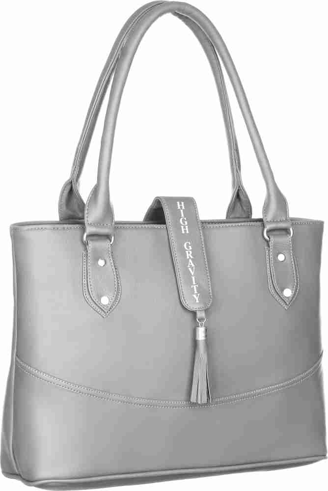 Buy High Gravity Women Grey Hand held Bag GREY Online Best Price