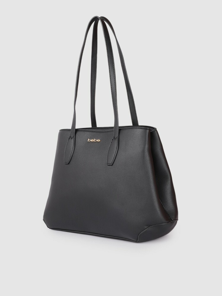 Bebe black cheap tote bag