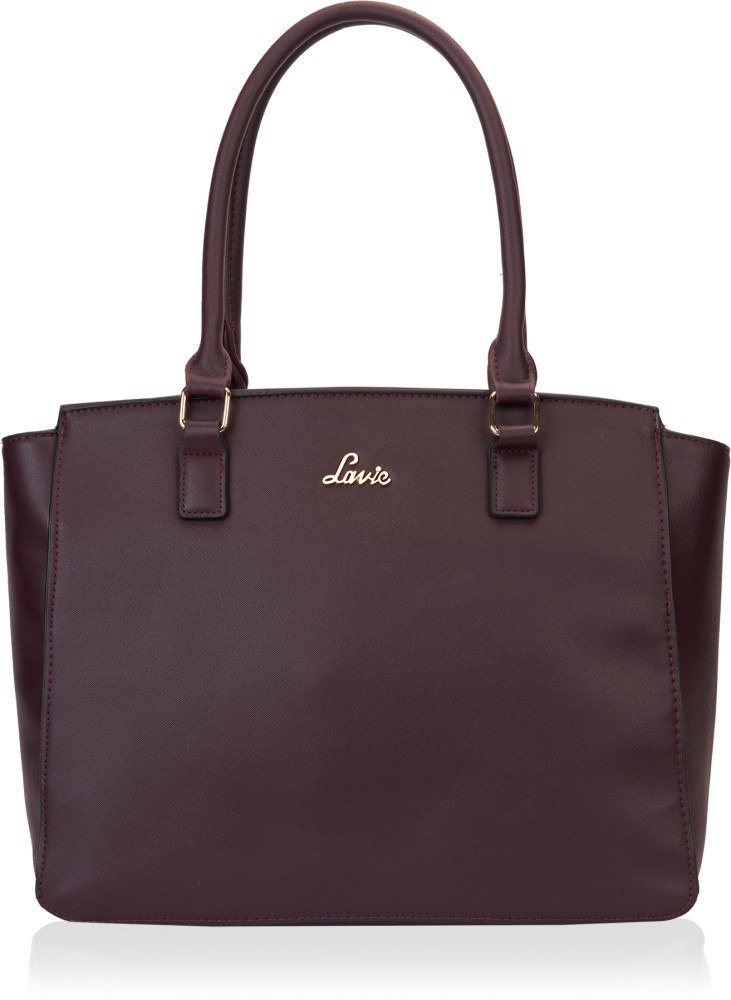 Buy LAVIE Women Red Tote WINE Online Best Price in India