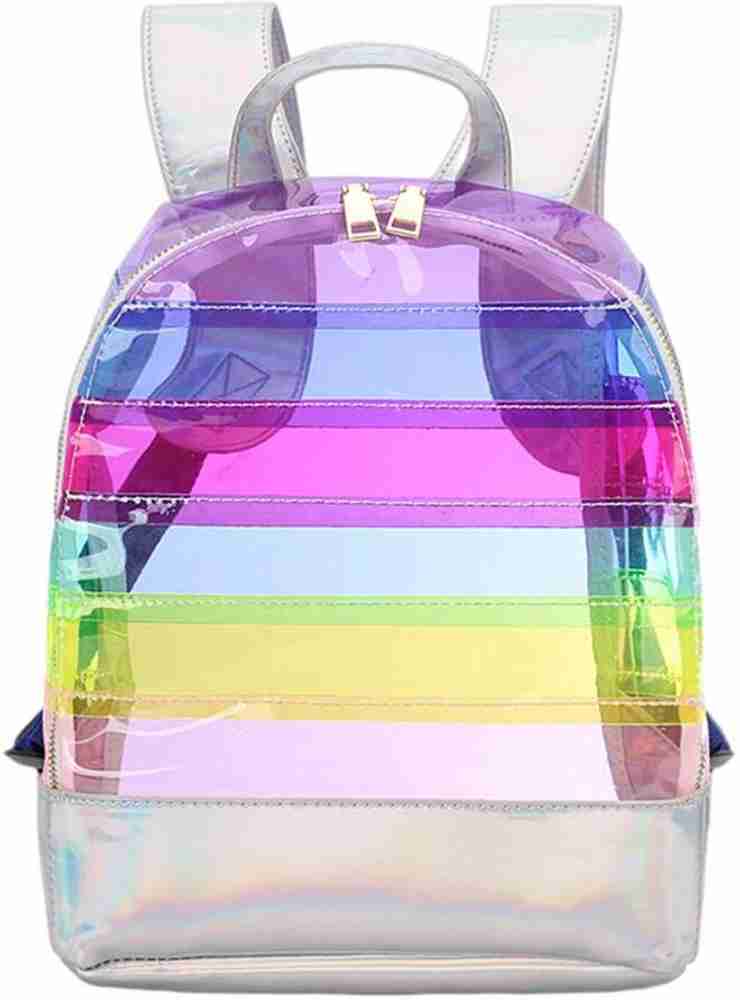 Flipkart Lyla Clear Backpack Heavy Duty Shoulder Bag Outdoor Daypack Rucksack Purple Multipurpose Bag Multipurpose Bag