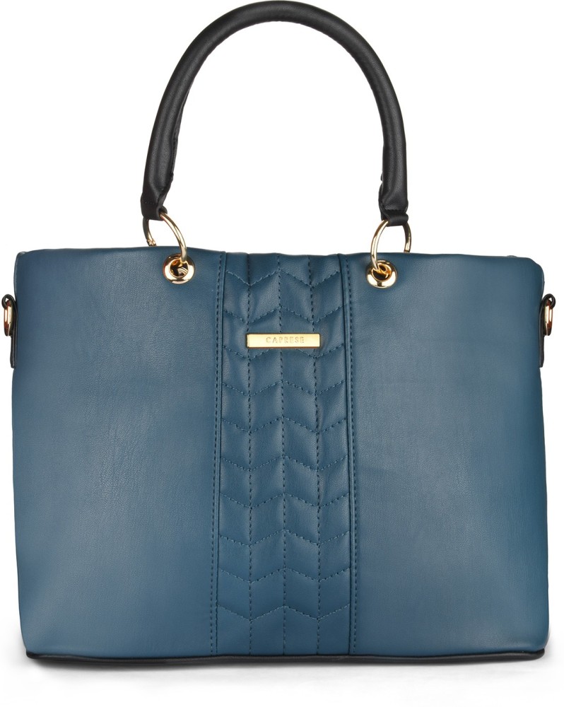 Buy Caprese Women Blue Hand held Bag Teal Black Online Best