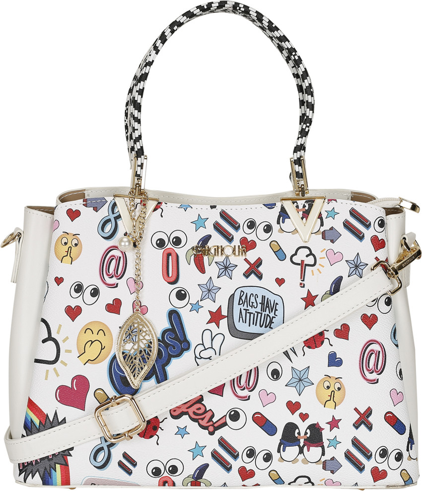 Buy Magnolia Women White Hand held Bag White Online Best Price