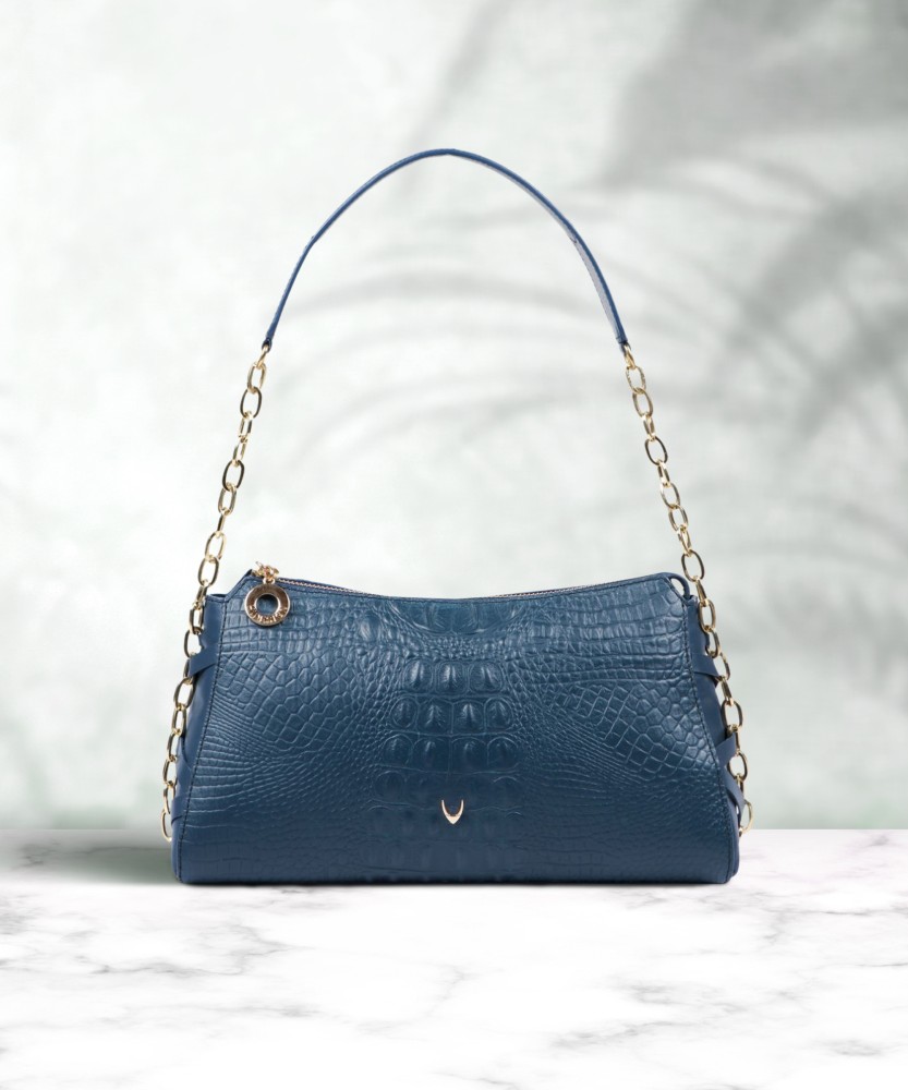 Buy Hidesign Blue Womens Handbags