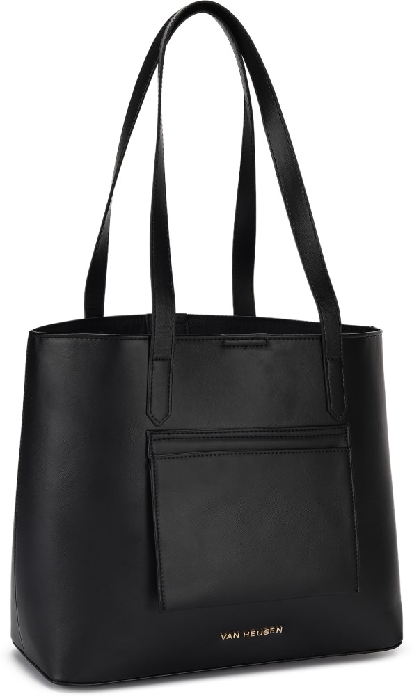 VAN HEUSEN Women Black Tote