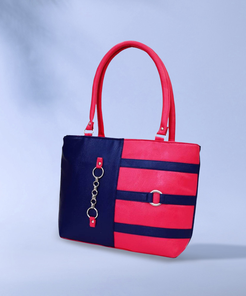 shahid k Women Pink Blue Shoulder Bag