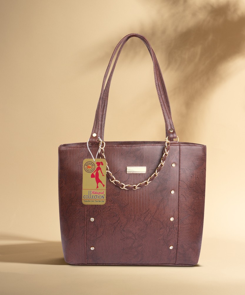 Buy Ritupal COLLECTION Women Brown Shoulder Bag Brown Online Best Price in India Flipkart