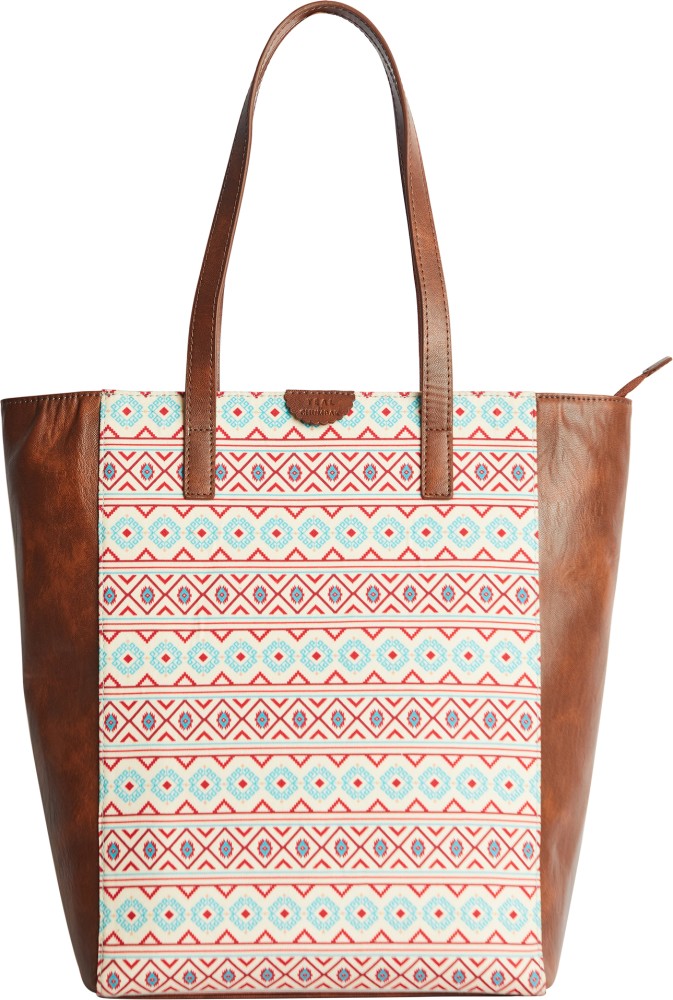 Teal By Chumbak Birds Of Paradise Tote Chumbak Tote, Womens, 49% OFF