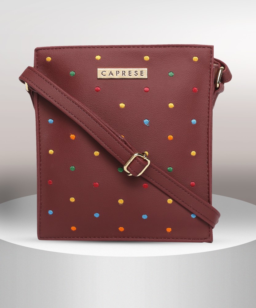 Caprese maroon hotsell sling bag