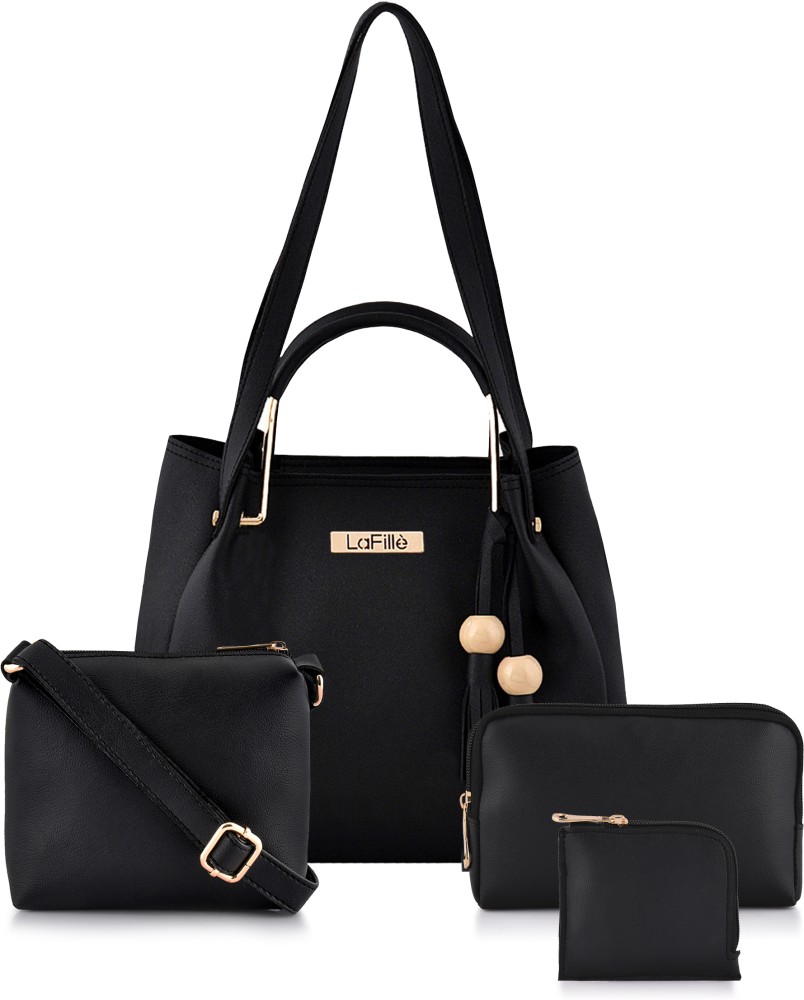 Black handbags flipkart sale