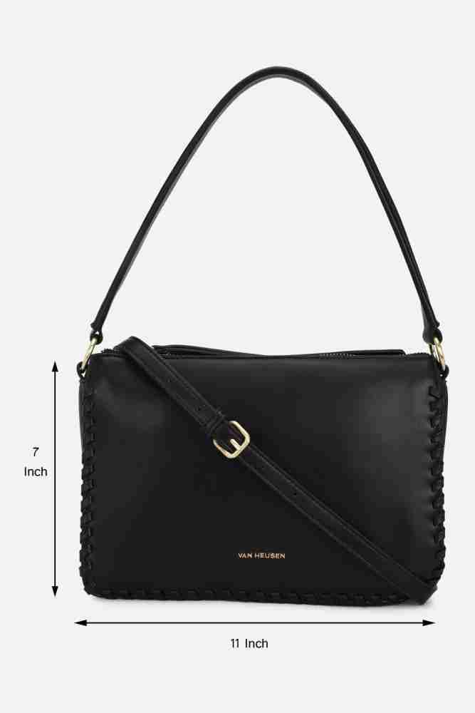 Van Heusen  Black shoulder bag, Purses and bags, Van heusen