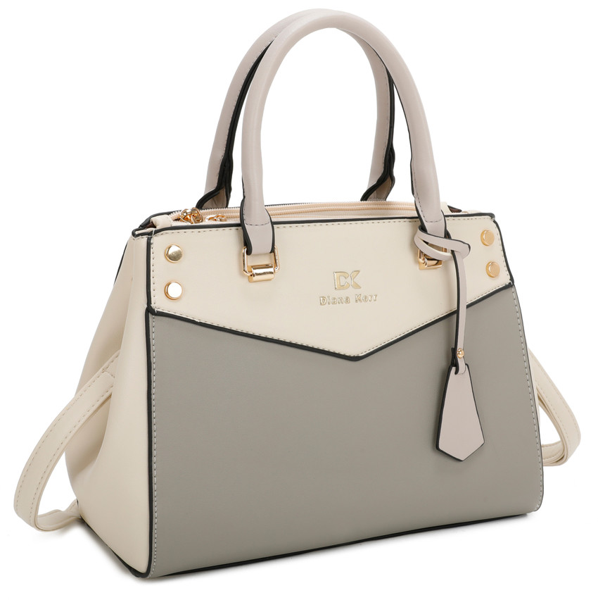 Buy Diana Korr Women Grey Hand held Bag Grey Online Best Price