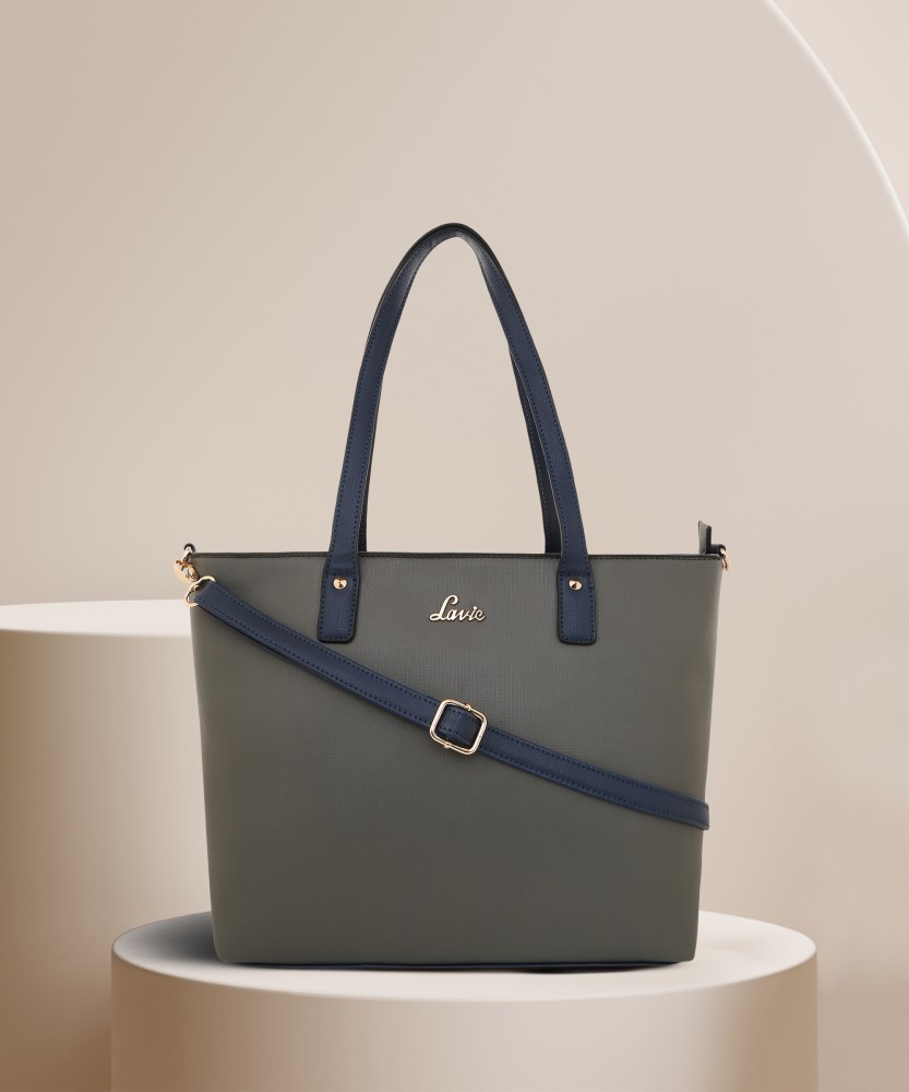 Buy LAVIE Women Grey Tote GREY Online Best Price in India