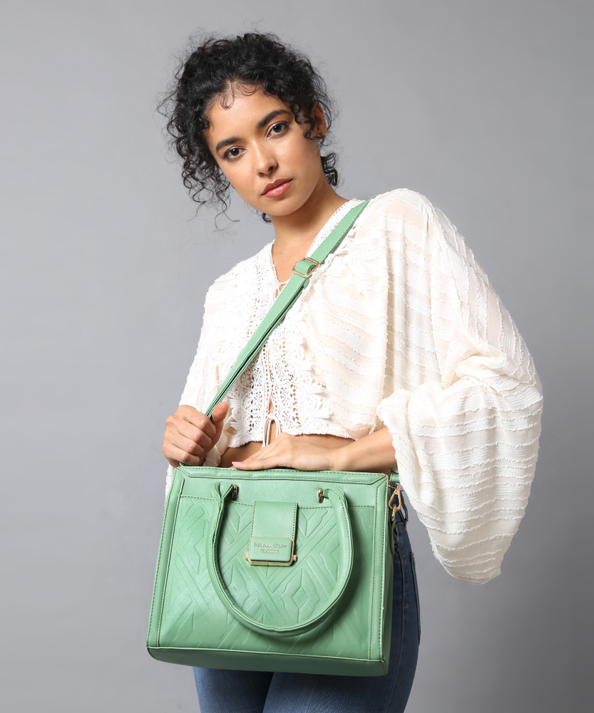 Buy Diana Korr Women Green Shoulder Bag Green Online Best Price in India Flipkart
