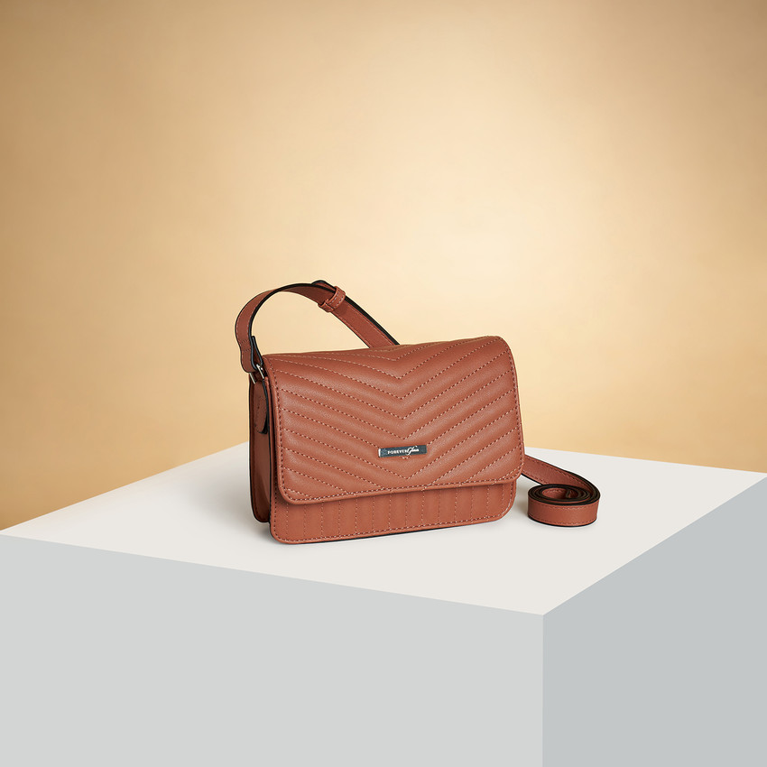 Buy Forever Glam By Pantaloons Women Pink Sling Bag PEACH Online Best Price in India Flipkart