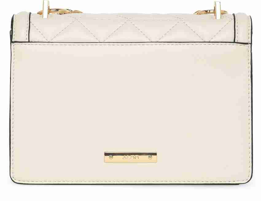 Buy ALDO Women Beige Handbag white Online @ Best Price in India