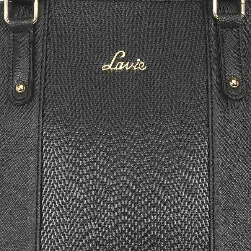 Buy LAVIE Women Black Satchel BLACK Online Best Price in India