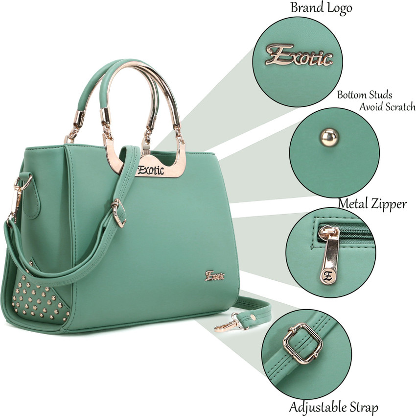 Buy Exotic Women Green Sling Bag Green Online Best Price in India Flipkart
