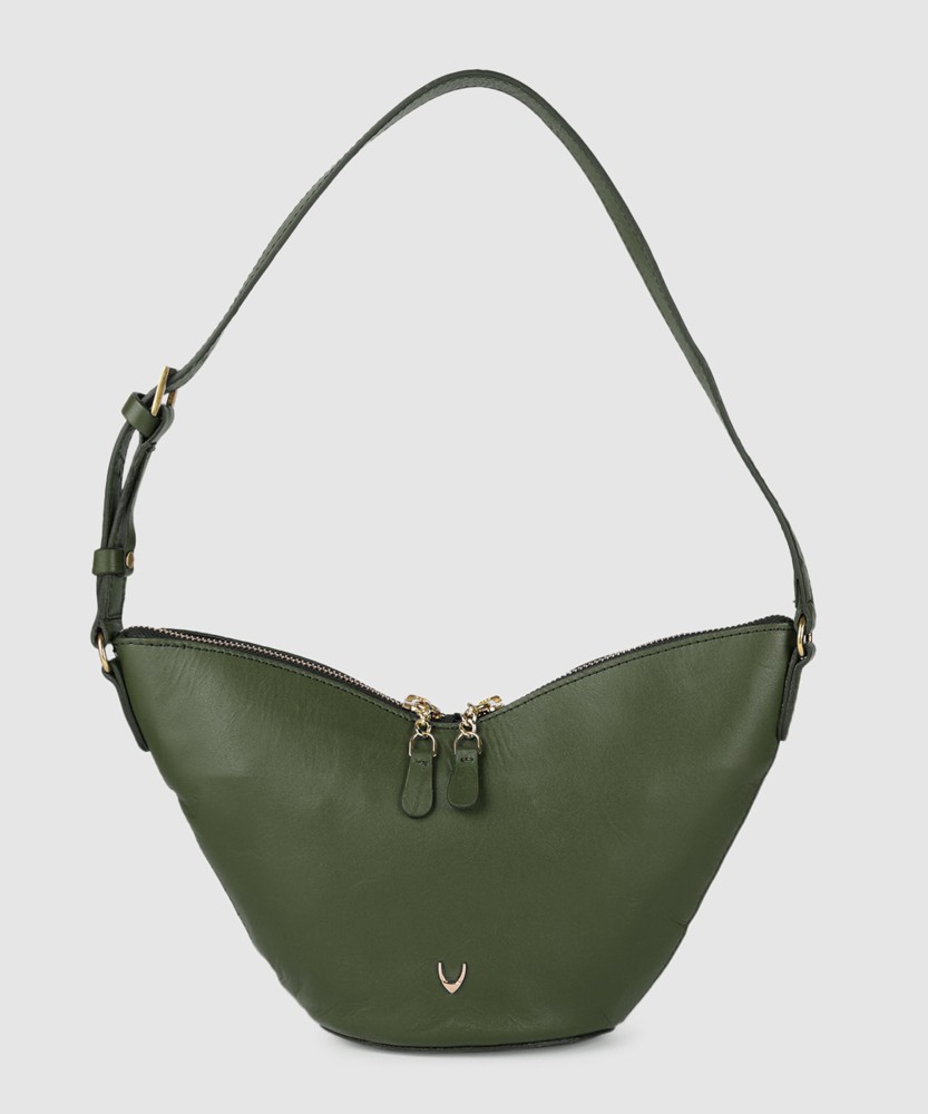 Buy HIDESIGN Women Green Sling Bag Green Online @ Best Price in India