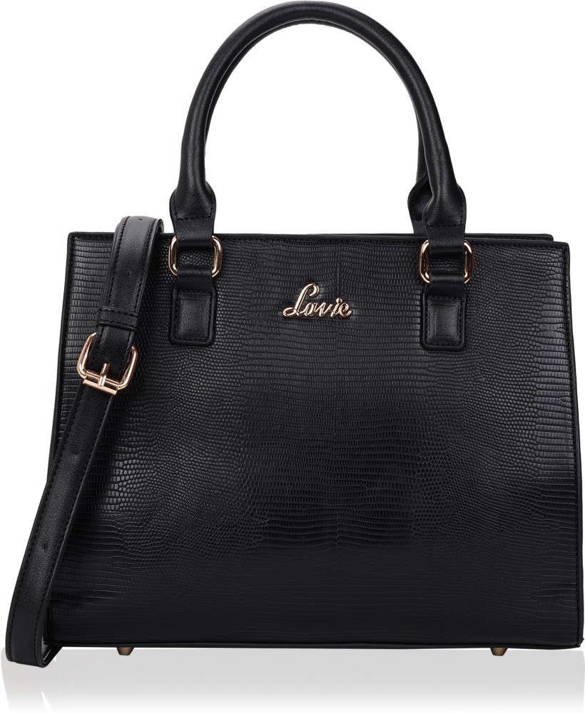 Buy LAVIE Women Black Satchel Black Online Best Price in India