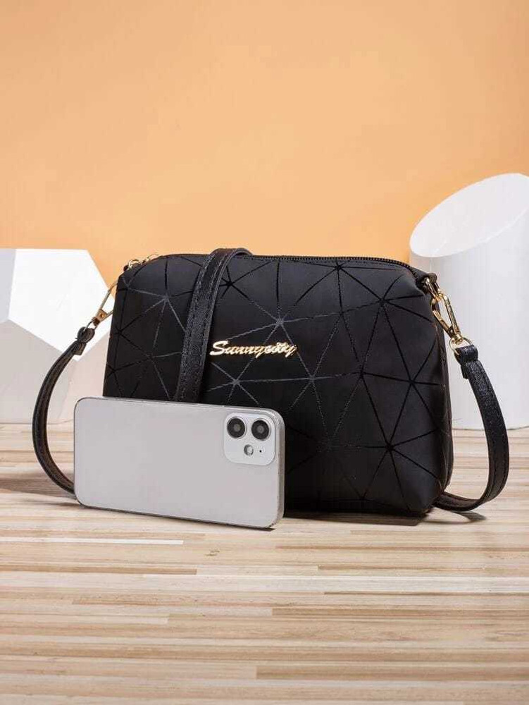 LIKE STYLE Black Sling Bag Attractive Printed Formal Sling Bag BLACK Price in India Flipkart