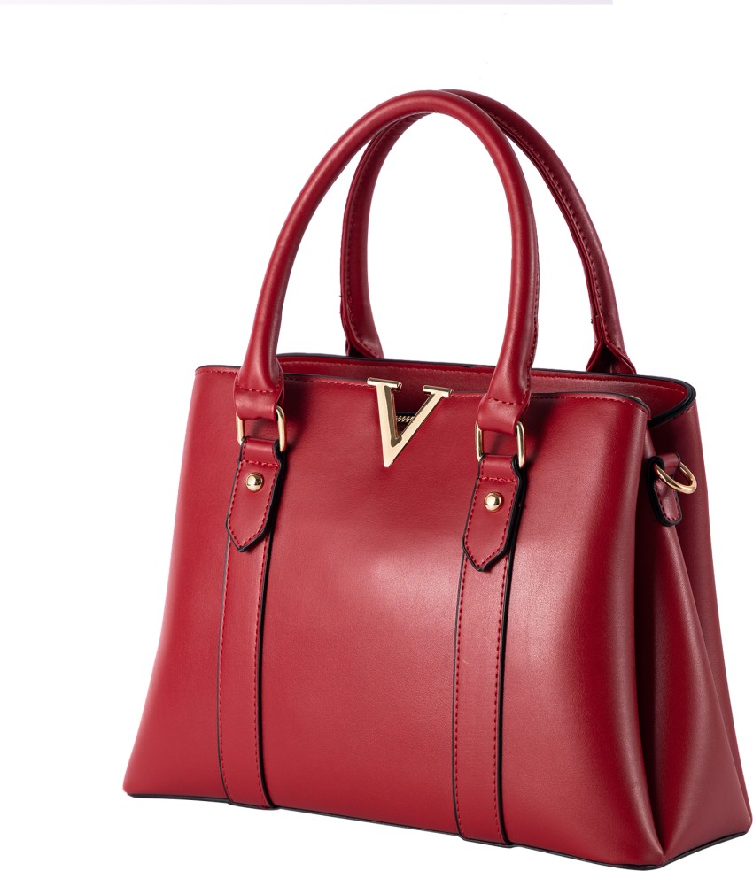 Maroon color handbags hotsell