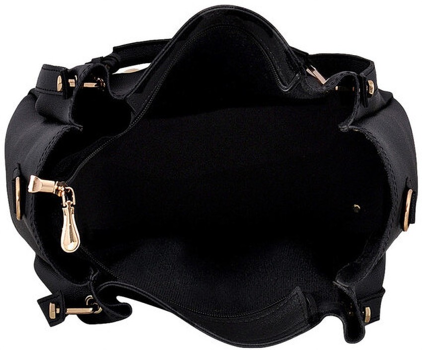 Buy LaFille Black Handbag For Women & Girls, Set of 3 Combo, Ladies Purse  & Handbags for Office & College