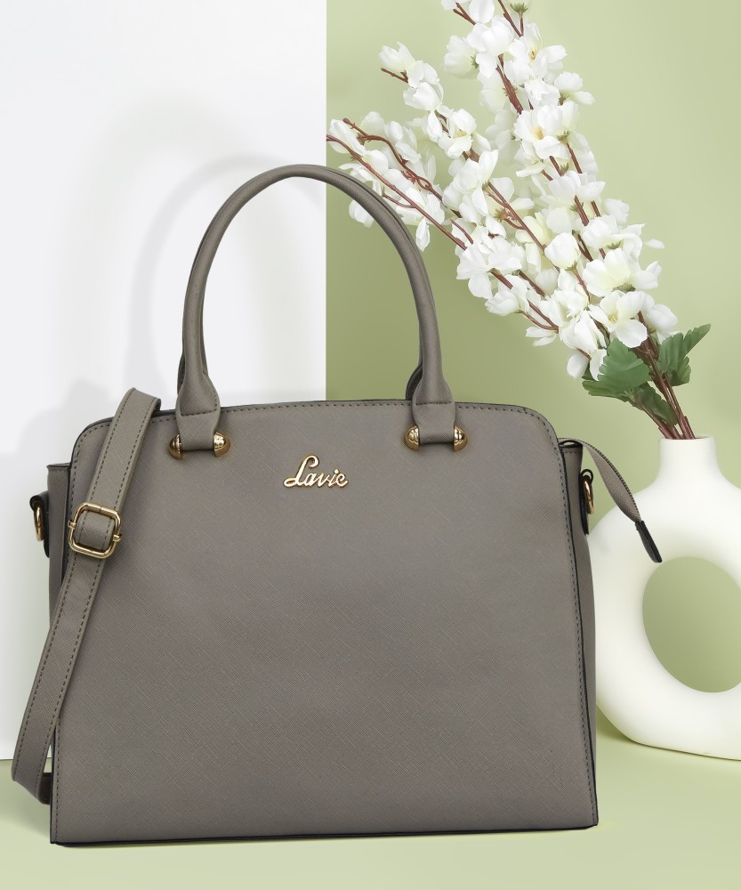 Buy LAVIE Women Grey Satchel GREY Online Best Price in India