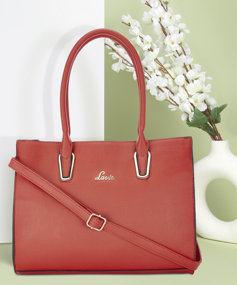 Buy LAVIE Women Red Satchel RED Online Best Price in India