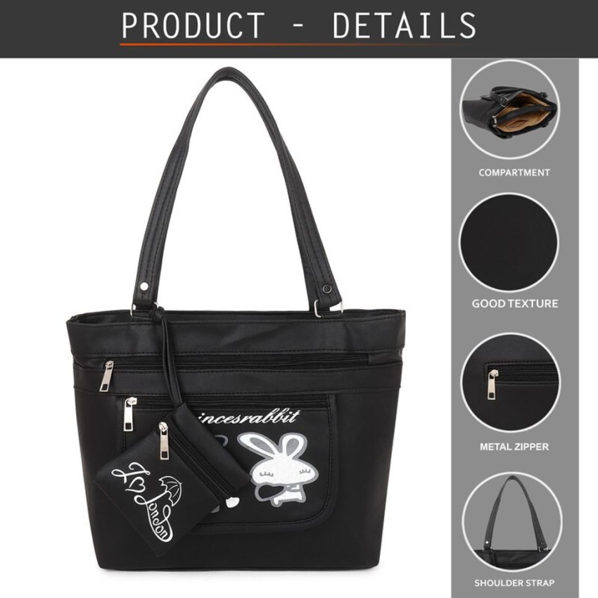 Buy BLESSING Women Black Shoulder Bag BLACK3 Online @ Best Price