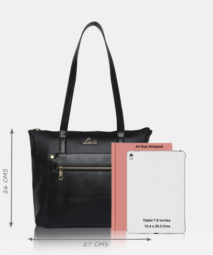 Buy LAVIE Women Black Handbag BLACK Online Best Price in India Flipkart
