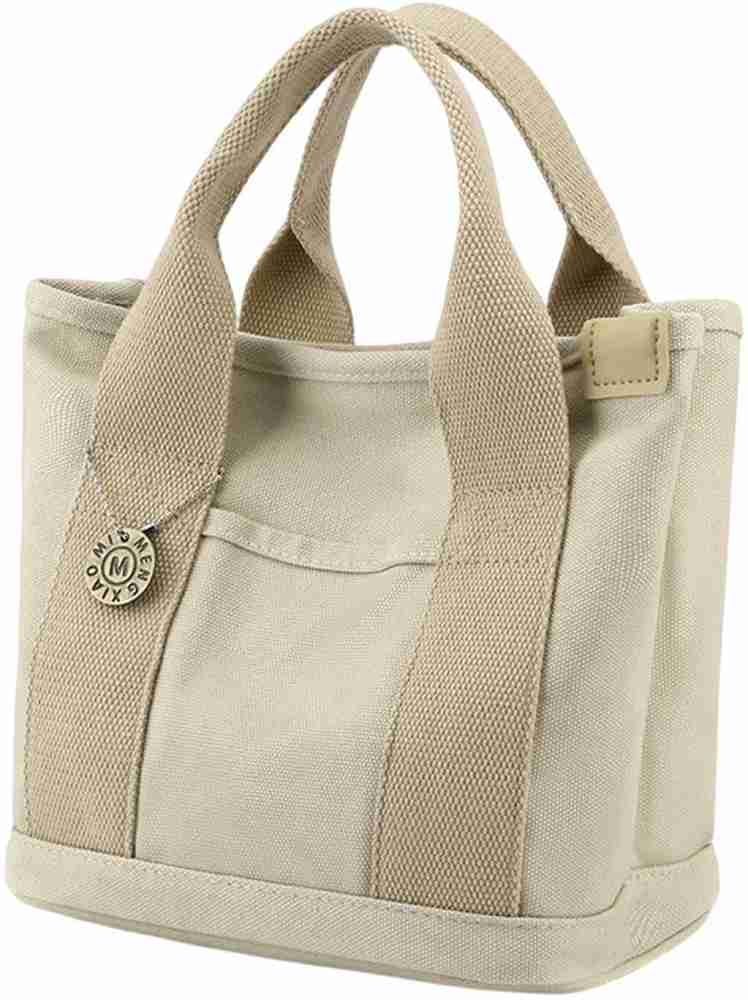 Lyla Women Canvas Travel Tote Bag Casual Handbag Top Handle  Bag with Compartments Bla Shoulder Bag - Shoulder Bag