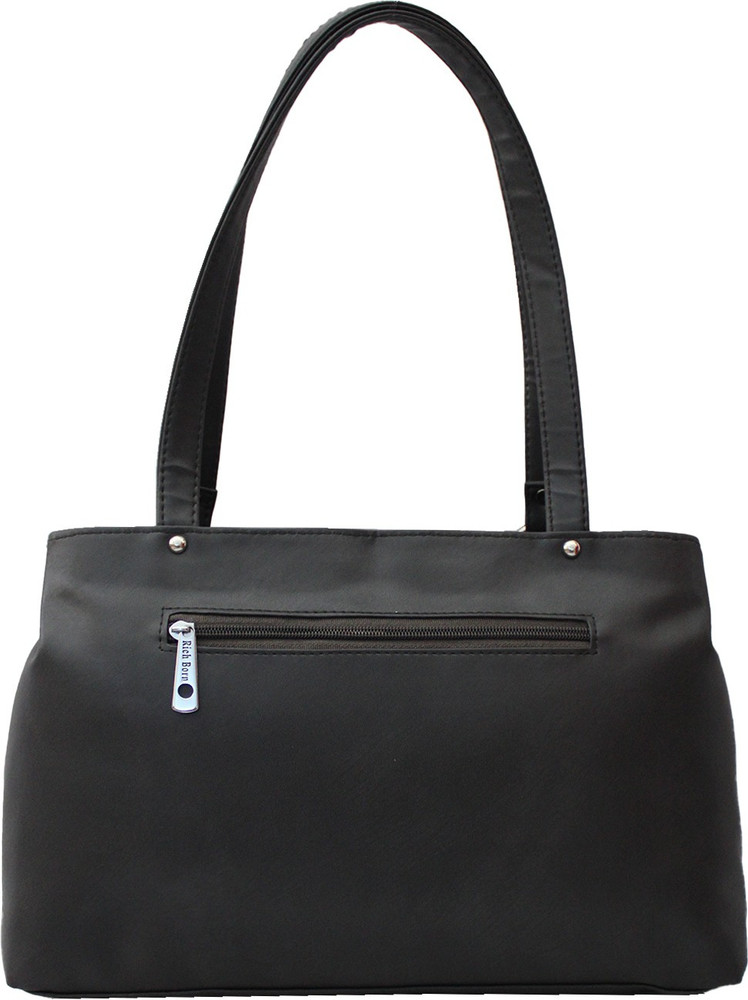 Buy Rich Born Women Brown Handbag Charcoal Online Best Price in India Flipkart